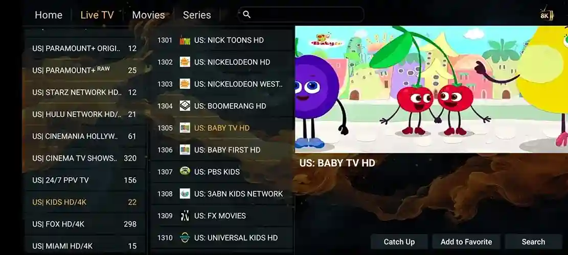 Preview 3 - 360 IPTV Premium IPTV Subscription