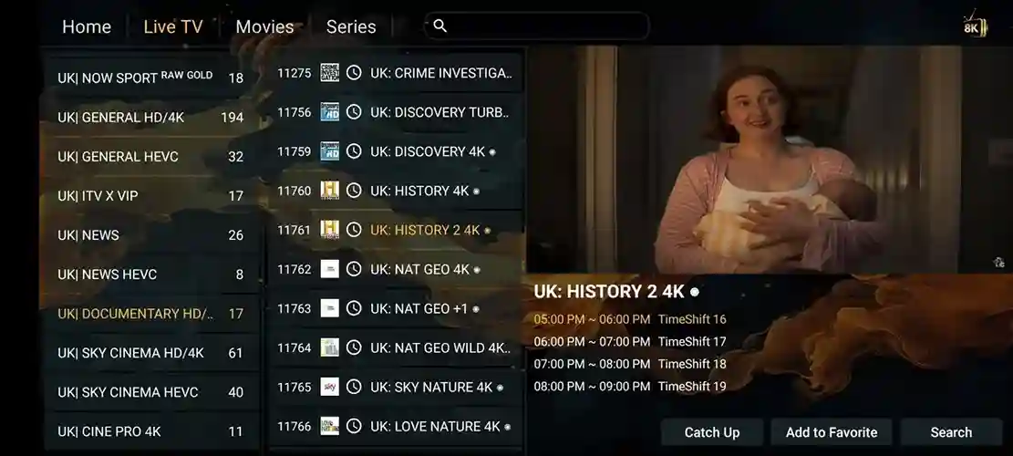 Preview 6 - 360 IPTV Premium IPTV Subscription